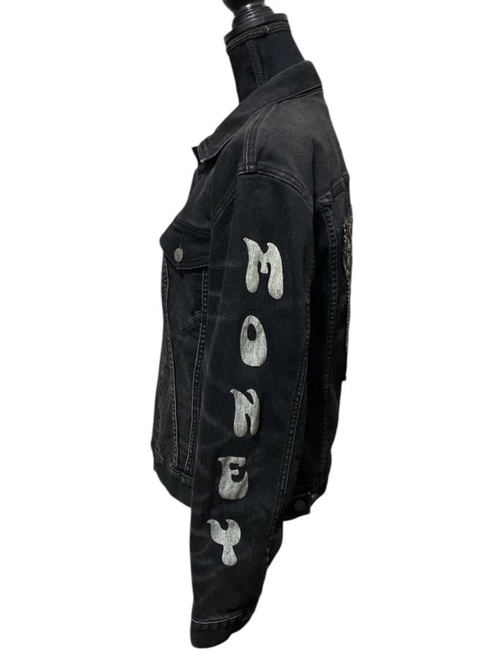 American Eagle Custom “Young Money” Denim Jacket - Picture 5 of 7